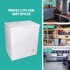 imageKoolatron Deep Freezer  Chest Freezer 1 Wire Basket Garage Ready Meat Storage Front Drain Congelador For Home Apartment Basement Dorm Cottage Manual Defrost Stand Up 50 Cubic Feet White