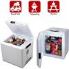 imageKoolatron Electric Portable Cooler Plug in 12V Car CoolerWarmer 27 L 29 qt No Ice Thermo Electric Portable Fridge for Camping Travel Road Trips Trucking with 12 Volt DC PowerGrayWhite