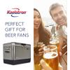 imageKoolatron Ice Chest Cooler  Portable Cooler with w Locking Carry Handle Vintage Style Insulated for Camping Snacks Lunch Day TripsBeach Picnic BBQs Tailgating Fishing 32 Can Ice Box 25LStainless Steel