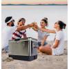imageKoolatron Ice Chest Cooler  Portable Cooler with w Locking Carry Handle Vintage Style Insulated for Camping Snacks Lunch Day TripsBeach Picnic BBQs Tailgating Fishing 32 Can Ice Box 25LStainless Steel