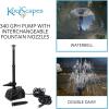 imageKoolatron Koolscapes 400 Gallon Pond Kit with Lighting 400 Gallon with Sola Black
