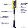 imageKoolatron Michelin 2 Pack Colossal Extendable 3449 Snow Brush for Trucks Swivel Head Squeegee Ice Scraper Ergonomic Scratch Free Auto Window Snowbrush Windshield Broom for Car SUV
