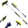 imageKoolatron Michelin 2 Pack Colossal Extendable 3449 Snow Brush for Trucks Swivel Head Squeegee Ice Scraper Ergonomic Scratch Free Auto Window Snowbrush Windshield Broom for Car SUV