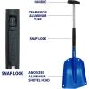 imageKoolatron Michelin Ultra Compact 40quot Folding Utility Snow Shovel for Car Emergency Blue Telescoping Handle Collapsible Lightweight Winter Survival Gear for SUV Truck Snowmobile  4 Pack