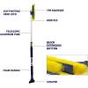 imageKoolatron Michelin Ultra Duty Extendable 4363quot Snow Brush for Trucks XL Swivel Head Squeegee Ice Scraper Ergonomic Scratch Free Auto Window Snowbrush Windshield Broom for Car SUV1 Pack