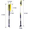 imageKoolatron Michelin Ultra Duty Extendable 4363quot Snow Brush for Trucks XL Swivel Head Squeegee Ice Scraper Ergonomic Scratch Free Auto Window Snowbrush Windshield Broom for Car SUV2 Pack