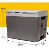 imageKoolatron Portable Cooler  Electric Cooler For Car Camping Travel 12 V Insulated Hard Sided Refrigerator For Vehicle Boat Truck Warming ampamp Cooling Cools DrinksFood For Road Trip 40 qt