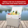 imageKoolatron Portable Cooler  Electric Cooler For Car Camping Travel 12 V Insulated Hard Sided Refrigerator For Vehicle Boat Truck Warming ampamp Cooling Cools DrinksFood For Road Trip 52 qt