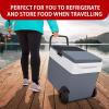 imageKoolatron Portable Cooler  Electric Cooler for Car Camping Travel 12 V Insulated Hard Sided Refrigerator for Vehicle Boat Truck No Ice Cooling Cools DrinksFood for Road Trip 36 qtW65