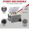 imageKoolatron Portable Cooler  Electric Cooler for Car Camping Travel 12 V Insulated Hard Sided Refrigerator for Vehicle Boat Truck No Ice Cooling Cools DrinksFood for Road Trip 36 qtWheeled