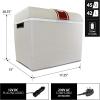 imageKoolatron Portable Cooler  Electric Cooler for Car Camping Travel 12 V Insulated Hard Sided Refrigerator for Vehicle Boat Truck Warming ampamp Cooling Cools DrinksFood for Road Trip 45 qt
