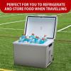 imageKoolatron Portable Cooler  Electric Cooler for Car Camping Travel 12 V Insulated Hard Sided Refrigerator for Vehicle Boat Truck Warming ampamp Cooling Cools DrinksFood for Road Trip 45 qt
