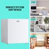 imageKoolatron Refrigerator  17 Cubic Feet Capacity White Mini Fridge With Freezer For Kitchen Bedroom office Dorms Cool Storage For Wine Beverages Compact Free Standing Neveras Pequepara