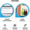 imageKoolatron Refrigerator  Fridge With Freezer For Kitchen Bedroom office Dorms Cool Storage For Wine Beverages Compact Free Standing Neveras Pequepara 46 Cubic Feet Capacity White