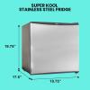 imageKoolatron Refrigerator  Mini Fridge With Freezer For Kitchen Bedroom office Dorms Cool Storage For Wine Beverages Compact Free Standing Neveras Pequepara 16 Cubic Feet Capacity White