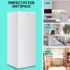 imageKoolatron Upright Deep freezer  5 fixed grid shelves Garage Ready Meat Storage Manual Defrost Space Saving Congelador For Home Apartment Basement Dorm Room 59 Cubic Feet Capacity White53 Cubic Feet