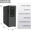 imageKoolatron Urban Series 12 Bottle Wine Cooler Refrigerator Dual Zone Thermoelectric Wine Fridge Freestanding Wine Cellar for Red White Sparkling Wine Ideal for Kitchen Apartment RV