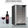 imageKoolatron WC24CSZ Cooler Compressor Fridge  24 cu ft 68 L Freestanding Cellar  Red White ampamp Sparkling Wine Storage  UVBlocking Glass  Home Bar Kitchen Apartment Condo Black 24 Bottle