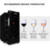 imageKoolatron Wine Fridge  Wine Cooler 10 Bottle Wine Cabinet for Champagne Red White Wine Thermoelectric Freestanding Celler For Bar Home Kitchen Paned Glass Door10 Bottle