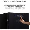 imageKoolatron Wine Fridge  Wine Cooler 10 Bottle Wine Cabinet for Champagne Red White Wine Thermoelectric Freestanding Celler For Bar Home Kitchen Paned Glass Door10 Bottle