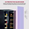 imageKoolatron Wine Fridge  Wine Cooler 12 Bottle Wine Cabinet for Champagne Red ampamp White Wine with Beech Wood Racks Freestanding Cellar For Bar Home Small Kitchen