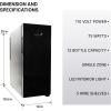 imageKoolatron Wine Fridge  Wine Cooler 12 Bottle Wine Cabinet for Champagne White ampamp Redwine Freestanding Cellar For Bar Home Small Kitchen Double Paned Glass Door