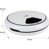 imageLentek Automatic Pet Feeder  Auto Feeding Dispenser for Cat ampamp Dogs Set Time Dry Multiple Feeding Alimentador Control Programmable USB Powered Automatico De Sensor 25 Oz Total Capacity White