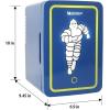 imageMICHELIN Mini Fridge  Refrigerator for Bedroom Office Portable Table Top Beverage Cooler 12V 110V Refrigerador For Drinks Soda Wines Use In Car Dorm Outdoor Patio 8 Can