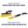 imageMichelin Snow Brush for Car Windshield  Ice Scraper with 3450 Hybrid Extendable Handle Ergonomic MultiTool Detachable Swivel Head NonSlip Foam Grip Heavy Duty Snow Remover for SUV Truck