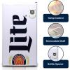 imageMiller Lite Refrigerator  Mini Fridge For Kitchen Bedroom Dorms Cuarto Cool Storage For Wine Drink Beverages Compact Free Standing Neveras Pequepara 32 Cubic Feet Capacity White