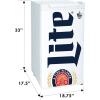imageMiller Lite Refrigerator  Mini Fridge For Kitchen Bedroom Dorms Cuarto Cool Storage For Wine Drink Beverages Compact Free Standing Neveras Pequepara 32 Cubic Feet Capacity White