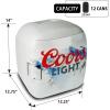 imagePortable 12 Can Thermoelectric Mini Fridge 79 litres Cooler and Warmer DCAC Refrigerator for Bedroom Car Office Gifts Home Dorm Cosmetics and Travel