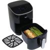 imageTotal Chef 38 quart Air Fryer  Aerogrill NonStick Frying Basket French Fry Digital Touch Screen 7 Presets Friteuse lectrique Countertop Cooking Kitchen Appliance Black5 Quarts