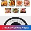 imageTotal Chef 38 quart Air Fryer  Aerogrill NonStick Frying Basket French Fry Digital Touch Screen 7 Presets Friteuse lectrique Countertop Cooking Kitchen Appliance Black38 Quarts