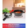 imageTotal Chef Czech Cooker The Ultimate Electric Oven with Adjustable Thermostat Versatile Cooking Options Efficient Heating NonStick Pot Portable Design and HeatSafe Stands