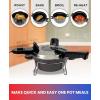 imageTotal Chef Czech Cooker The Ultimate Electric Oven with Adjustable Thermostat Versatile Cooking Options Efficient Heating NonStick Pot Portable Design and HeatSafe Stands