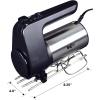 imageTotal Chef Electric Hand Mixer  Kitchen 5 Speed Handheld Blender With Whisk Beater Dough Hook Attachments Storage Case Batidora De Mano Turbo Boost Appliance For Cake Mix Eggs Whipping Cream