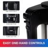 imageTotal Chef Electric Hand Mixer  Kitchen 5 Speed Handheld Blender With Whisk Beater Dough Hook Attachments Storage Case Batidora De Mano Turbo Boost Appliance For Cake Mix Eggs Whipping Cream