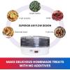 imageTotal Chef Food Dehydrator  5Tier Liofilizadora Air Drying Jerky Fruit Vegetable Mushroom Meat Fish ampamp More Counter Top Alimentos Deshidratador For Home With Dishwasher Safe Trays Rack