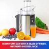 imageTotal Chef Juicer  Wide Mouth 2 Speed Centrifugal Juice Extractor Machine Fruit Juguera Press For Vegetable Wheatgrass Fresh Drink Of Orange Pomegranate Frutas Jugos Maker Easy To Clean Jar
