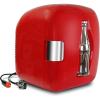 imageCocaCola CCU09 Heritage 12 Can Portable Cooler Warmer 79L 83 qt DC Personal Fridge for Snacks Lunch Drinks Takeout Includes 12V and AC Cords for Home Office Dorm Travel Red and Silver