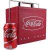 imageCocaCola Retro Electic Ice Chest Cooler  Portable Ice Bucket Includes 12V ampamp AC Cords Vintage Style Insulated for Personal Travel Camping Picnic Home Office 6 Can Ice Box 4L 42 qt