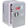 imageDiet Coke Mini Fridge  Refrigerator for Bedroom Office Portable Table Top Beverage Cooler 12V 110V Refrigerador For Drinks Soda Wine Use In Car Dorm Outdoor Patio 6 Can