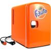 imageFanta Mini Fridge  6 Can Refrigerator for Bedroom Office Portable Table Top Beverage Cooler 12V 110V Refrigerador For Drinks Soda Wines Use In Car Dorm Outdoor PatioFanta