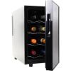 imageKoolatron 8 Bottle Wine Cooler Black Thermoelectric Wine Fridge 08 cu ft 23L Freestanding Wine Cellar Red White and Sparkling Wine Storage for Small Kitchen Apartment Condo RV