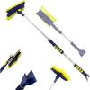imageKoolatron Michelin Colossal Extendable 3449quot Snow Brush for Trucks Swivel Head Squeegee Ice Scraper Ergonomic Scratch Free Auto Window Snowbrush Windshield Broom for Car SUV