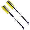 imageKoolatron Michelin Ultra Duty Extendable 4363quot Snow Brush for Trucks XL Swivel Head Squeegee Ice Scraper Ergonomic Scratch Free Auto Window Snowbrush Windshield Broom for Car SUV2 Pack
