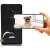 imageLentek SmartphoneControlled Pet Treat Dispenser with Camera and TwoWay CommunicationWiFiAlexaand Google HomeEnabled Programmable Treat Dispenser10 oz Capacityfor CatsDogsRabbitsand more