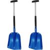 imageMichelin Ultra Compact 40quot Folding Utility Snow Shovel for Car Emergency Blue Telescoping Handle Collapsible Lightweight Winter Survival Gear for SUV Truck Snowmobile Camping  2 Pack