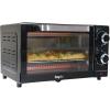 imageTotal Chef Toaster Oven  4 Slice Toaster Compact Size Conventional Countertop Kitchen Appliance Pequeos Tostador Horno Toast Bread Slices Bagels Bake Pizza Broil BlackToaster Oven